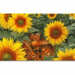 Dragon Shield Playmat – Tangerine Dragon of curiosity AT-21530