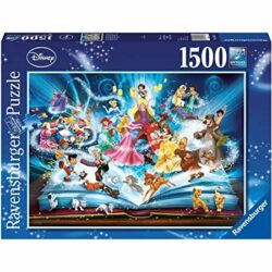 RAVENSBURGER – Puzzle -1500p – Le livre magique des contes Disney