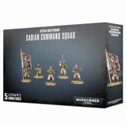 W40K – Astra Militarum – Cadian Command Squad (ANCIEN) (47-09)