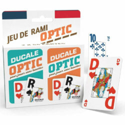 Ducale – Jeu de Rami Optic (2×54 Cartes)