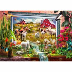 Art-by-Bluebird – Puzzle 1000p – Magic Farm Painting