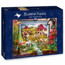 Art-by-Bluebird – Puzzle 1000p – Magic Farm Painting