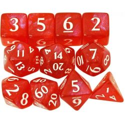 Dés – Eclipse 11 Dice Set : Apple Red