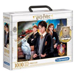 Puzzle 2D (1000 pièces) – CLEMENTONI – Harry Potter Briefcase