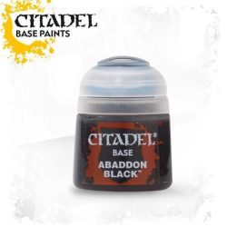 Peinture Citadel BASE – Abaddon Black (12ml) [21-25]