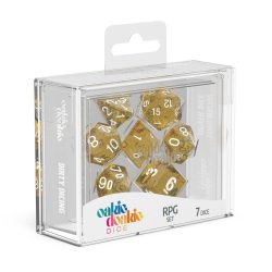 Oakie Doakie – Dice RPG / Dés JDR – Set Speckled – Orange (7)