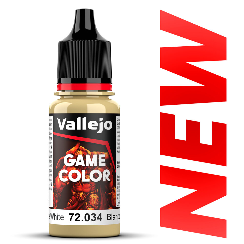 Vallejo Game Color 72034 Bone White 18 ml.