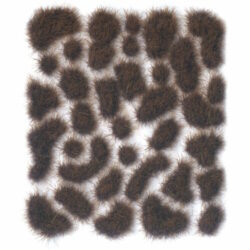 Vallejo – Touffes (Wild Tuft) – 4mm (Medium) – Marron (Brown)