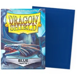 Protège Cartes – Dragon Shield : DS100 – MATTE – (STD x100) : Bleu – Blue