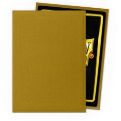 Protège Cartes – Dragon Shield : DS100 – MATTE – (STD x100) : Or – Gold