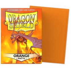 Protège Cartes – Dragon Shield : DS100 – MATTE – (STD x100) : Orange
