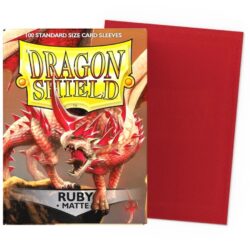 Protège Cartes – Dragon Shield : DS100 – MATTE – (STD x100) : Ruby