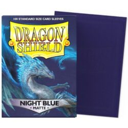 Protège Cartes – Dragon Shield : DS100 – MATTE – (STD x100) : Bleu Nuit – Night Blue