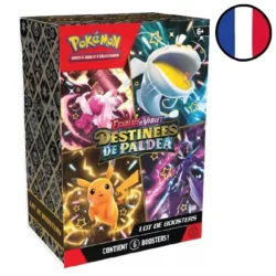 Pokémon EV045 : Bundle Destinées de Paldea (Lot de 6 boosters Écarlate et Violet : Destinées de Paldea)