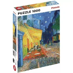 Puzzle Piatnik – VAN GOGH – Terasse du café soir (Cafe Terrace at Night) (1000pc)