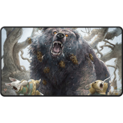 ULTRA PRO : Tapis de Jeu – MTG : Bloomburrow Black stitched Playmat Art 2