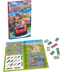 THINKFUN – Rushhour World Tour – Jeu de Logique Magnétique