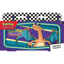 Pokémon : 2 boosters + Plumier Dracaufeu